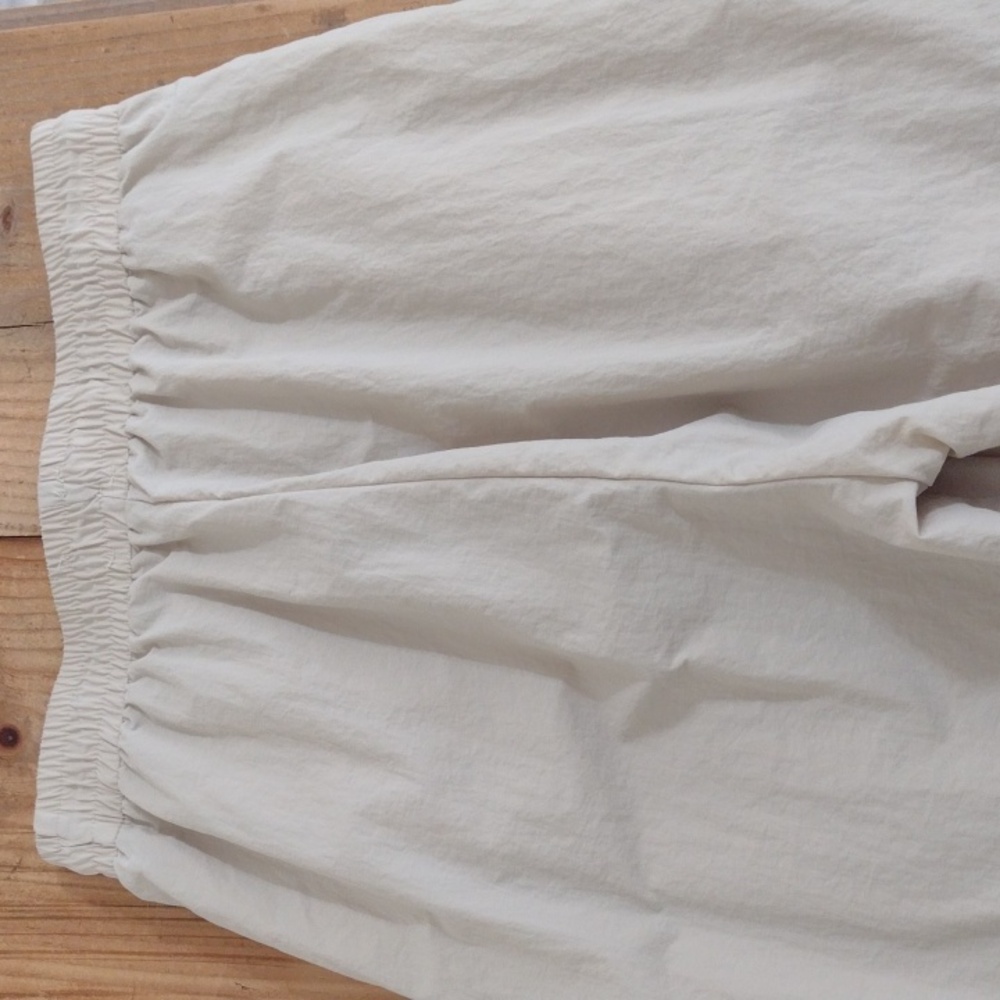 Wilo The Label Tan Elastic Drawstring Waist Parac… - image 5